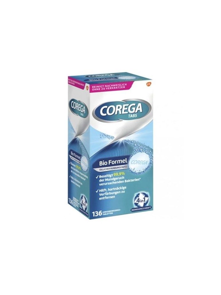 Corega Bio Formel 136 Adet Temizleyici Tablet