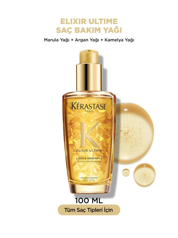 Kerastase  Elixir Ultime Tüm Saç Tipleri İçin Güzelleştirici Yağ Kremi 200 ml