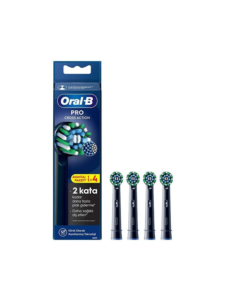 Oral-B Pro Cross Action X-Filament Şarjlı Diş Fırçası Yedek Başlı 12 adet