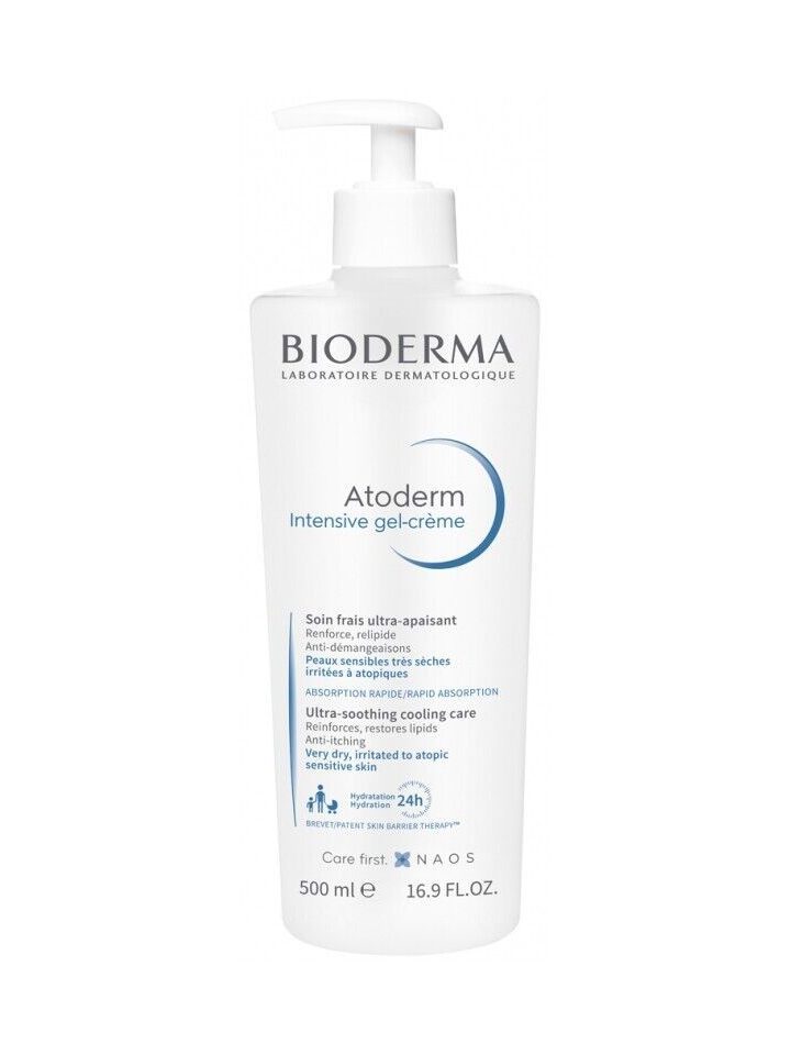 Bioderma Atoderm Intensive Gel Cream 500 ML Kuru Ciltler İçin Temizleyici