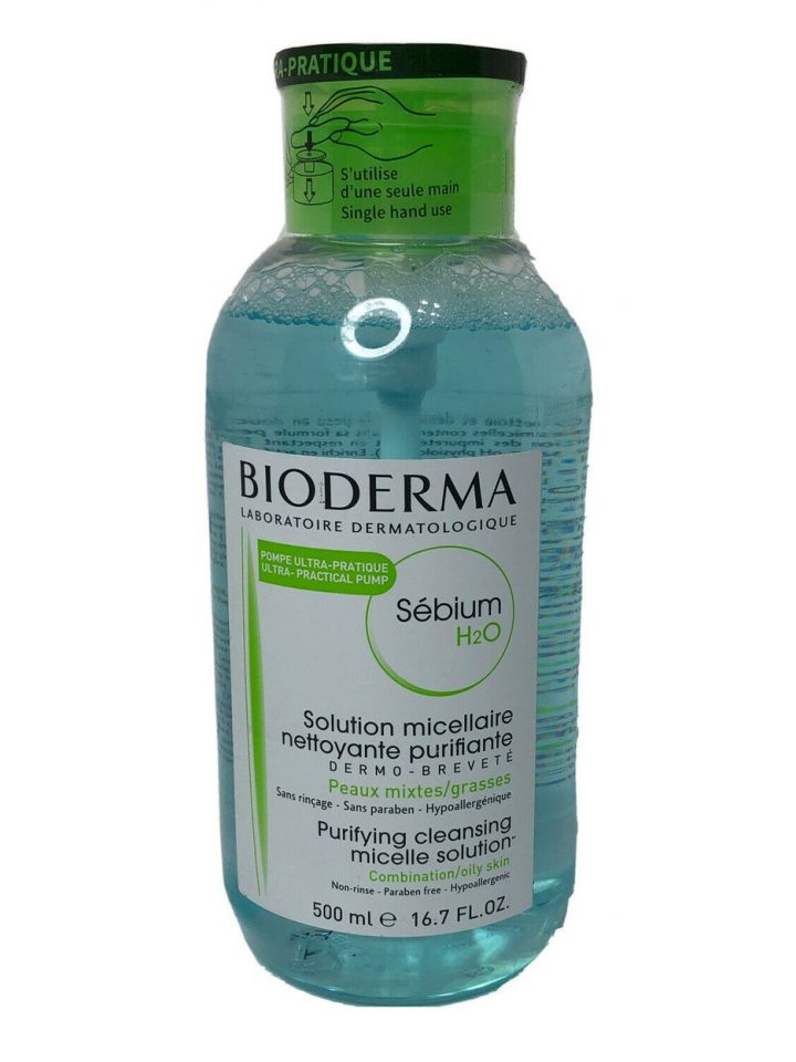 Bioderma Sebium H2O Micelle Solüsyon 500 ML Yağlı Ciltler İçin Makyaj Temizleme Suyu