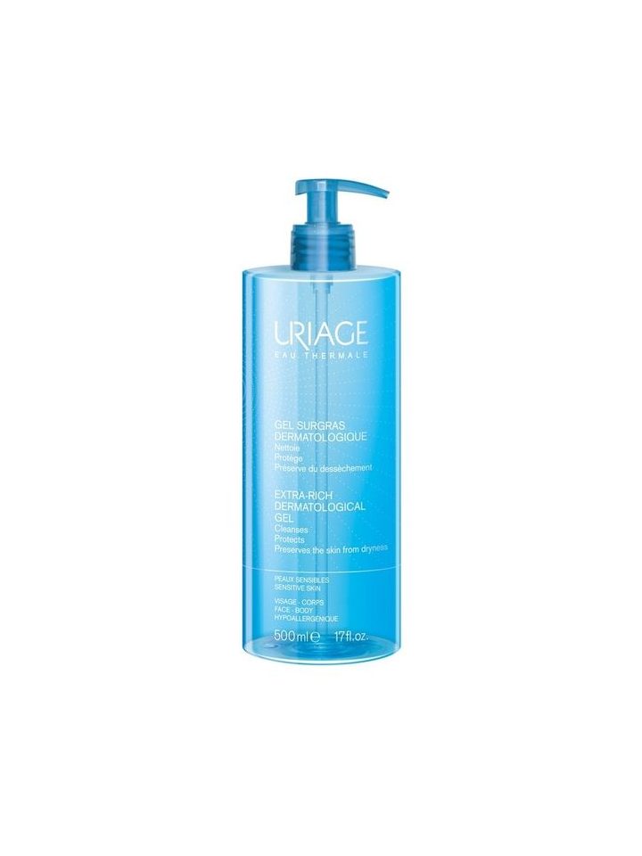 Uriage Surgras Liquide Dermatologique 500 ML Saç ve Vücut Temizleme Jeli
