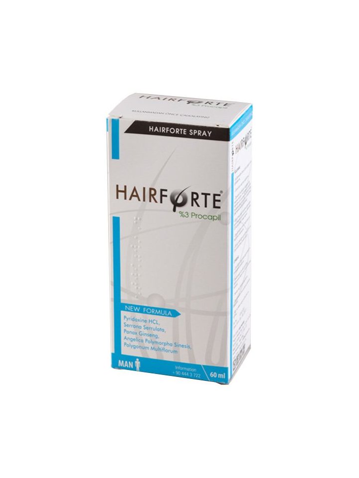 Hair Forte Erkek Sprey  Procapil 60 ML Dökülme Karşıtı Sprey