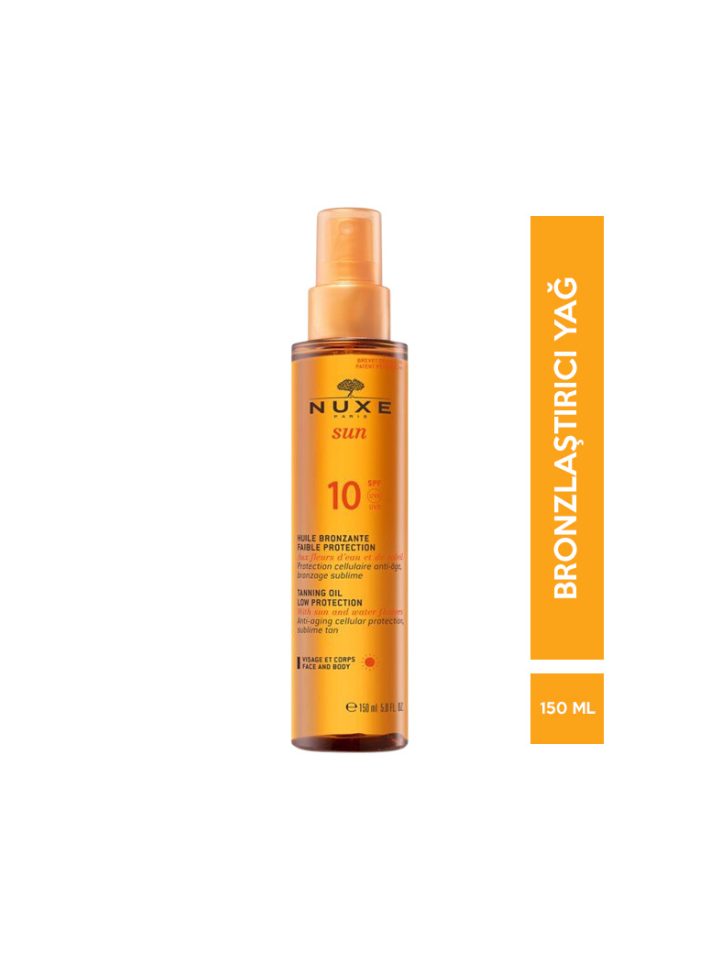 Nuxe Sun Bronzlaştırıcı Yüz Ve Vücut Yağı SPF 30 150 ml  Nuxe Güneş Sonrası Şampuan 200 ml