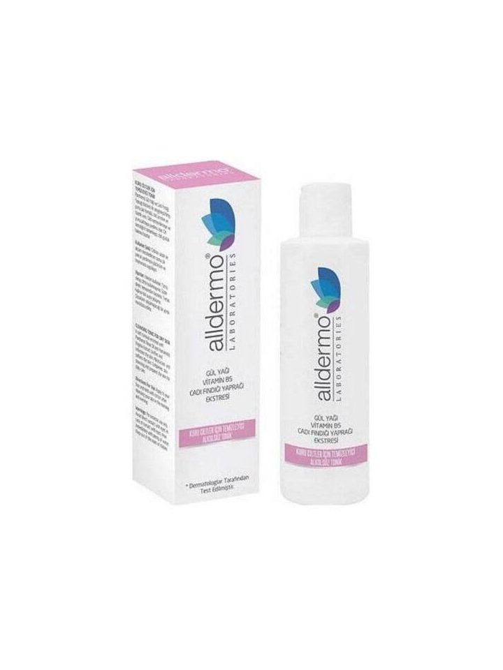 Alldermo Kuru Ciltler İçin Temizleyici Alkolsüz Tonik 200 Ml