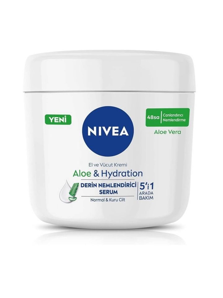Nivea Aloe Vera El ve Vücut Bakım Kremi 400 Ml