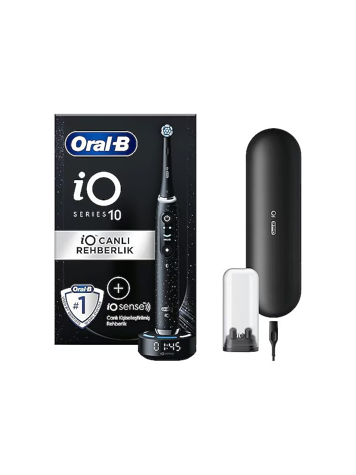 Oral-B iO 10 Şarjlı Diş Fırçası - Kozmik Siyah