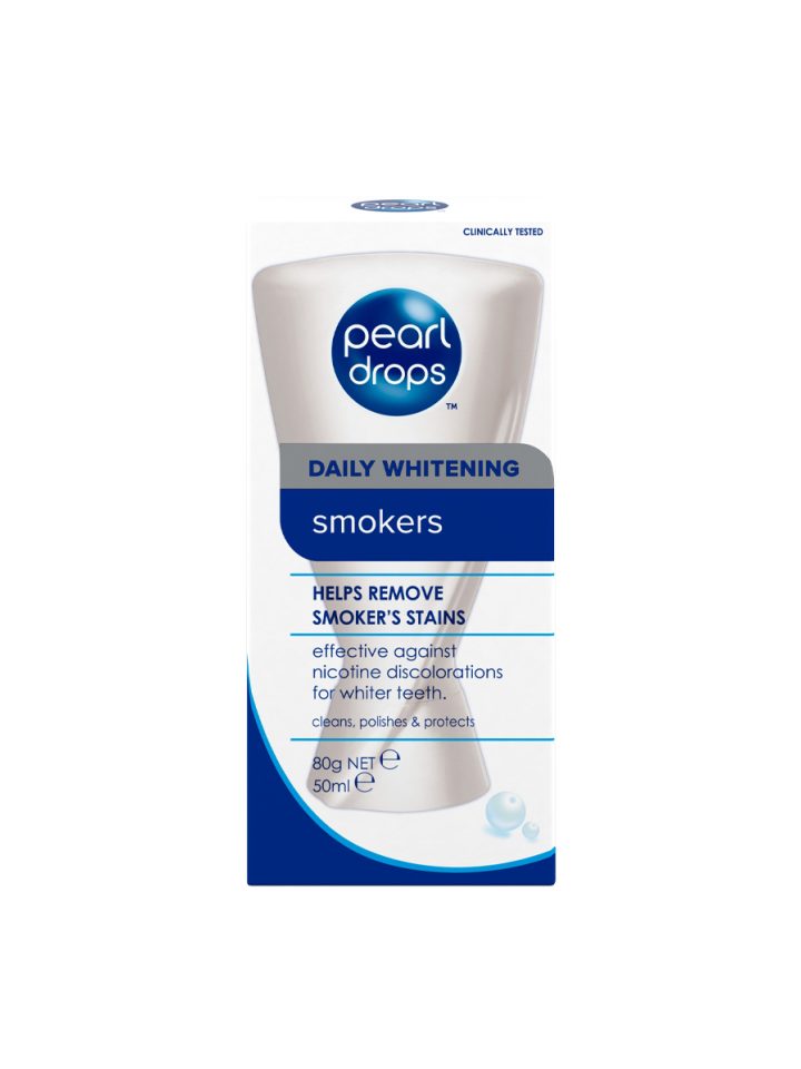 Pearl Drops Smokers Stain Removing Daily Whitening - Beyazlatıcı Diş Cila Macunu 50ml