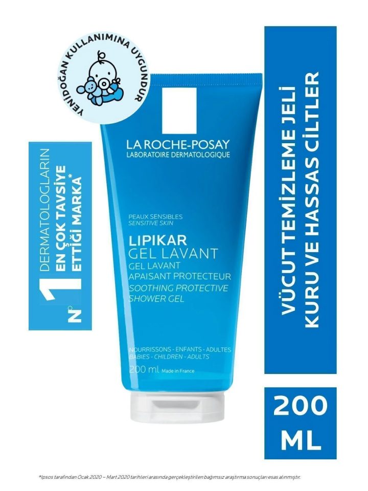 La Roche Posay Lipikar Gel Lavant 200 ml Kuru Ciltler İçin Temizleme Jeli