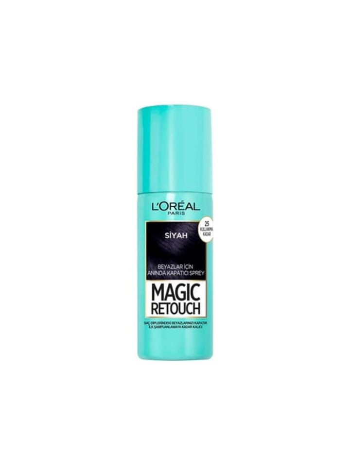 Loreal Paris Magic Retouch Beyaz Kapatıcı Saç Spreyi Siyah