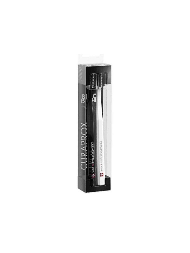 Curaprox White is Black Diş Fırçası 2′li Fırça