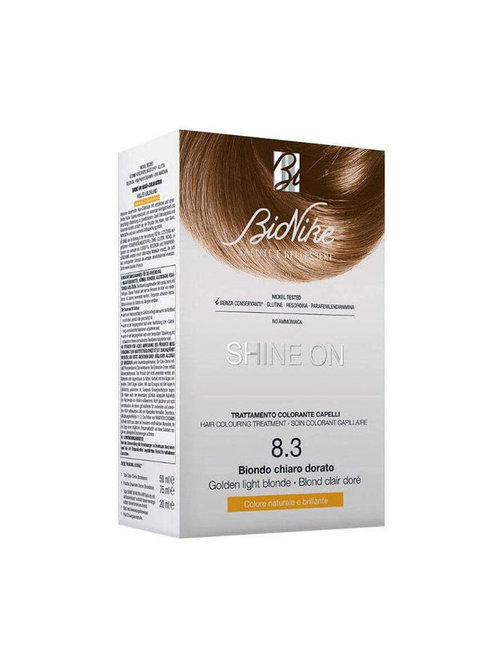 Bionike Shine On Saç Boyama Kiti Altın Sarı No 8 3